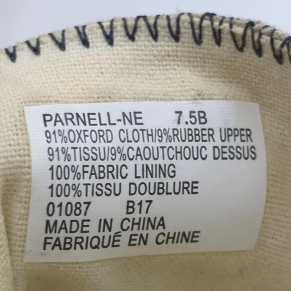 Polo Ralph Lauren Parnell Shoes Womens Size 7.5 Gray Canvas Low‎ Top Casual - Picture 8 of 10